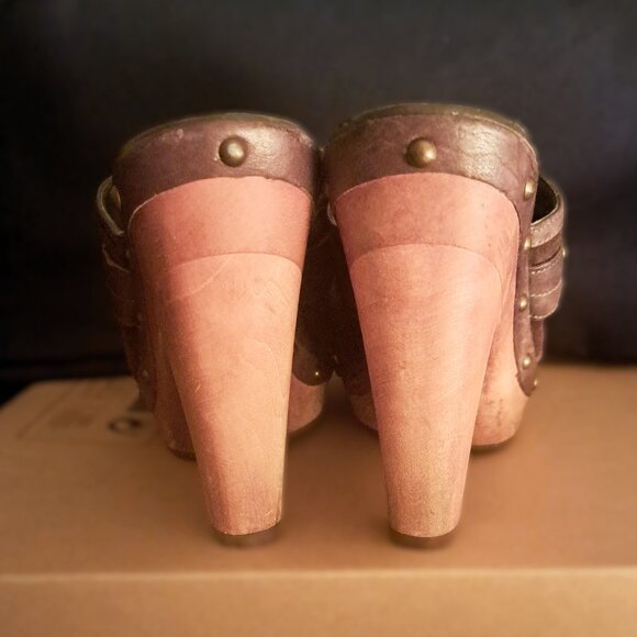 Ralph Lauren Brown Shoes Heels 6 - Picture 4 of 6